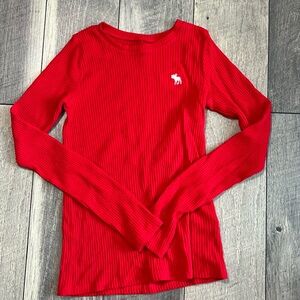 Abercrombie Kids light weight red sweater